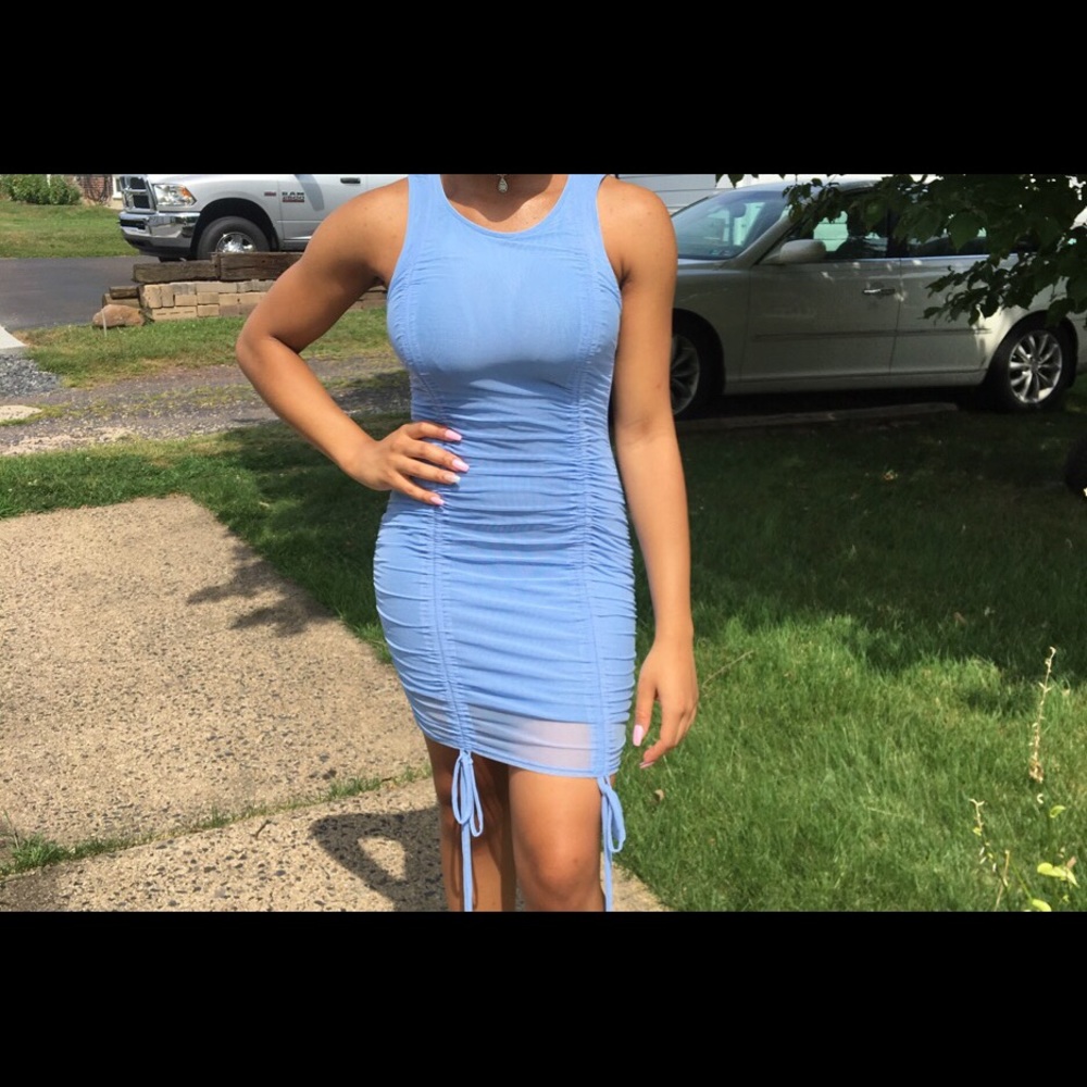 Fashion Nova Ruched Mini Dress